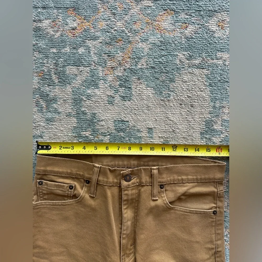 Men's Skinny Jeans in Tan - Picture 2 of 8